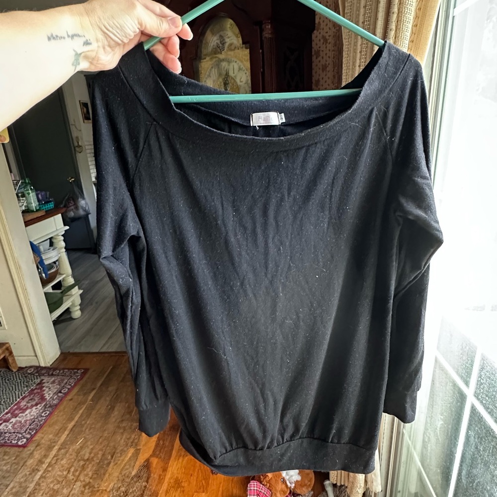 Alife Black Boatneck Long Sleeve Sweatshirt